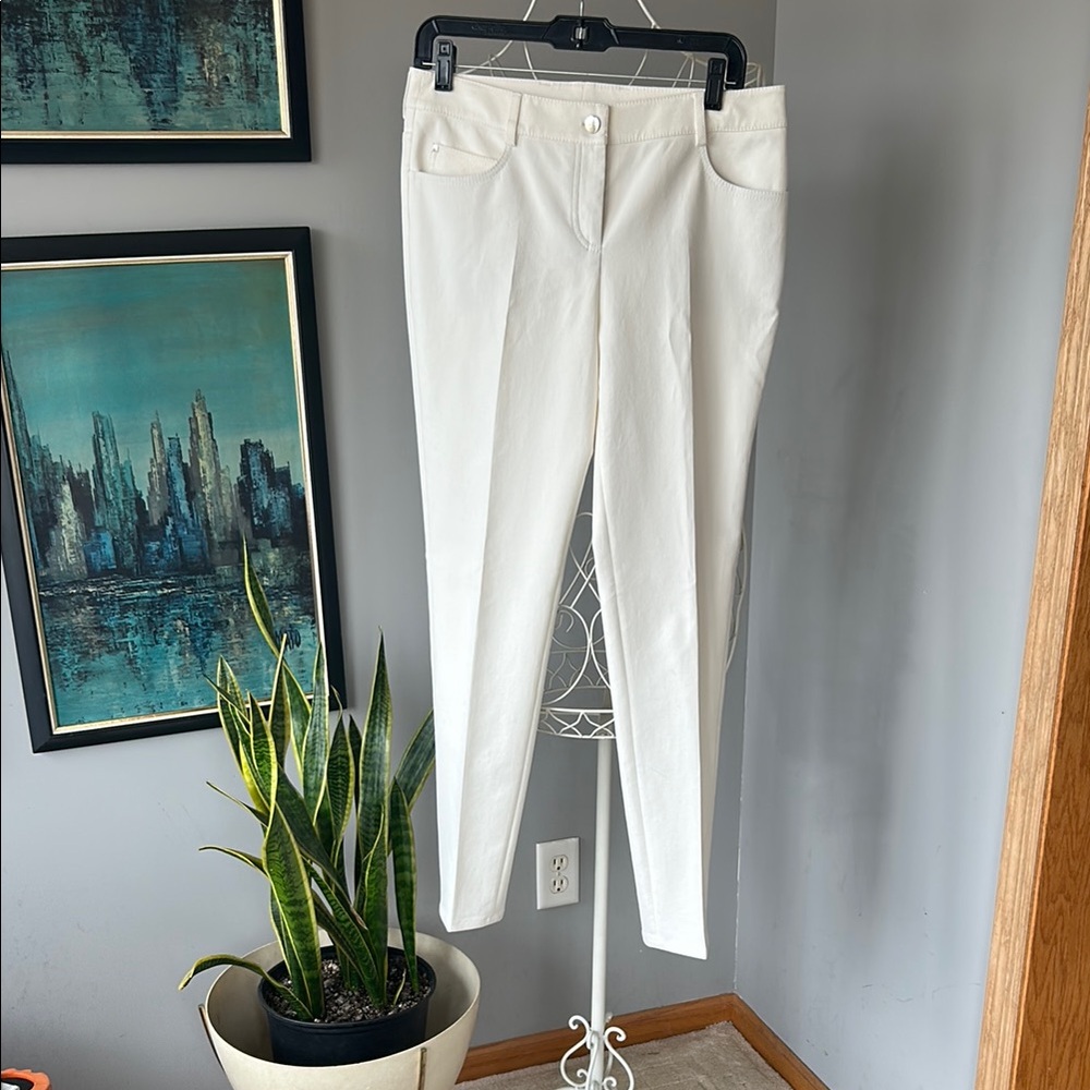 Akris Cotton and Silk Pants Sz 8